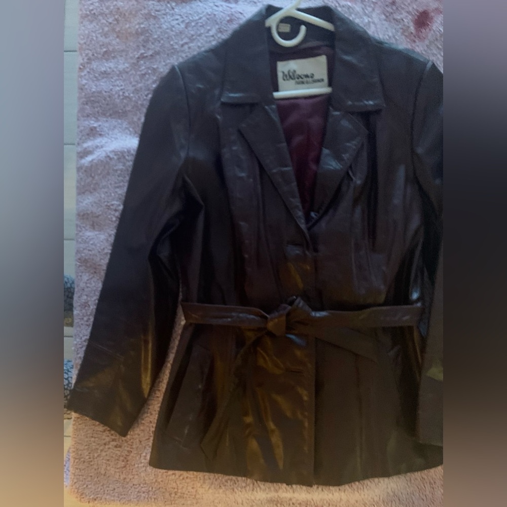 Wilson authentic leather coat.